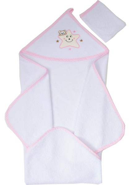 Yıldızlı Bebek Havlusu Pembe fiyatları