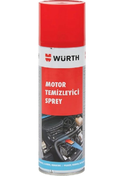 Motor Temizleyici Sprey 500 ml + Güderi Bez Mavi 130 gr