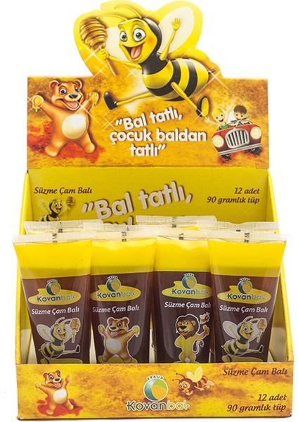 Tüp Süzme Çam Balı 12X90 gr (1080 gr)