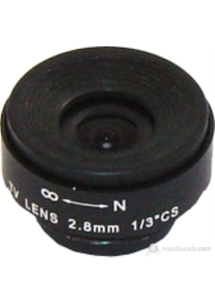 3MK-FL28 Sabit İris 2,8mm CCTV Lens - Geniş Açı