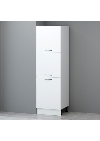 60 CM Beyaz Melamin Boydolap H210 FLY181012