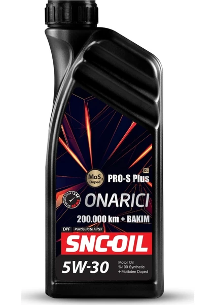 SNC-OIL XL Pro-S Plus 5W-30 1 Litre Onarıcı Motor Yağı ( Üretim Yılı: 2023 )