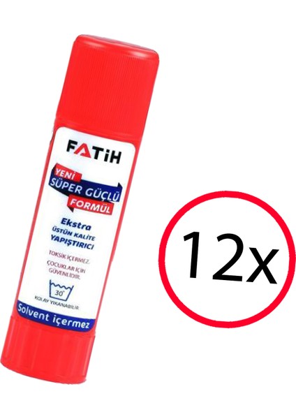 Glue Stick 20 gr 12 Adet