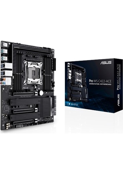 Pro WS C422-Ace Intel C422 (OC) DDR4 2933 MHz Lga2066 Atx Anakart