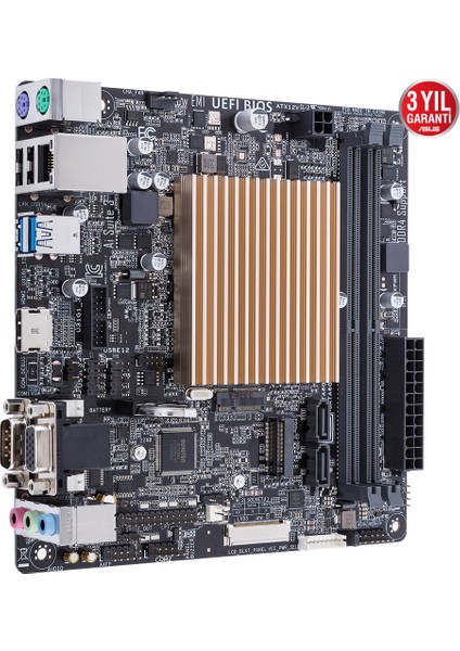 Prıme J4005I-C Intel J4005 Celeron J4005 Cpu DDR4 2400 Lvds Hdmı Vga M2 Usb3.1 Com Mini Itx(Prıme J4005I-C) Anakart