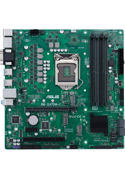 Pro Q470M-C/CSM Intel Q470 DDR4 2933 MHz Lga1200 mAtx Anakart