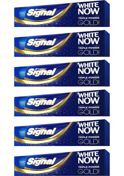 White Now Gold Diş Macunu 75 ml x 6 Adet