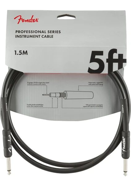 Professional Series Instrument Cable 1.5 Metre Enstrüman Kablosu