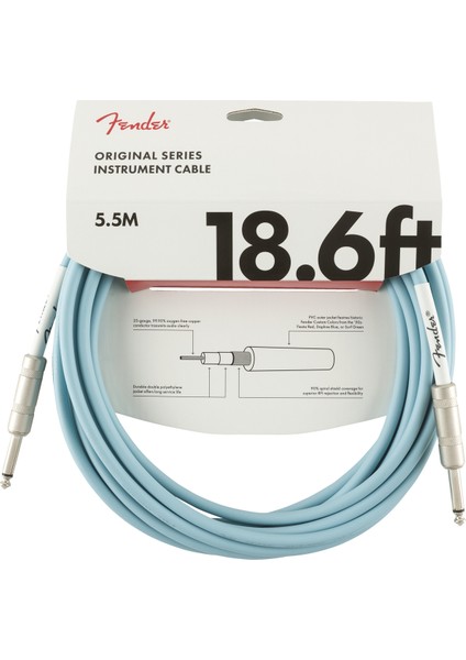 Original Series Instrument Cables 5.5 Metre - Surf Green Enstrüman Kablosu