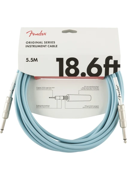 Original Series Instrument Cables 5.5 Metre -  Surf Green Enstrüman Kablosu