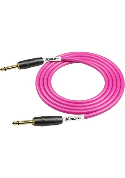 Kırlın IP-221GMG Pink Enstrüman Kablosu (3 Mt)