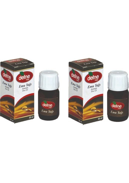 Defne Doğa Emu Yağı 20 ml 2'li