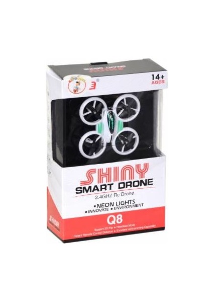 Shıny Smart Drone 2.4 Ghz Uzaktan Kumandalı Q8