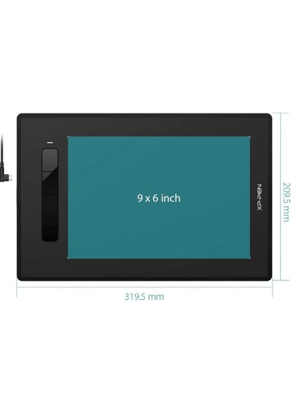 Star G960S 12.5x8.25" Grafik Tablet 8192 Basınç 4 Tuşlu