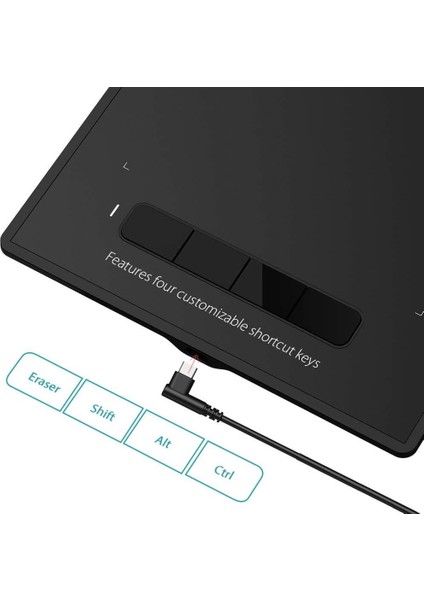 Star G960S 12.5x8.25" Grafik Tablet 8192 Basınç 4 Tuşlu