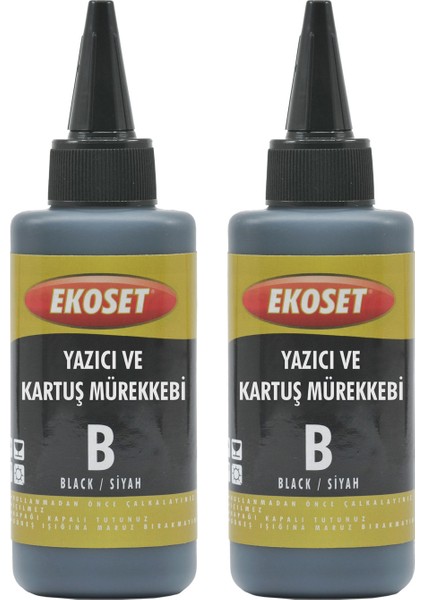 Canon uyumlu Mürekkebi Siyah 200Ml (2X100Ml)