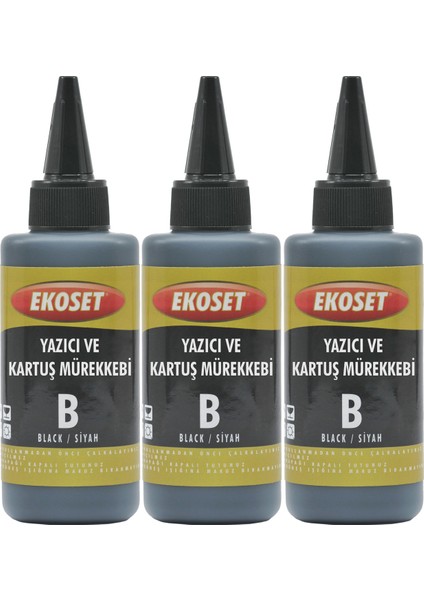 Canon Pixma G3400 uyumlu Siyah mürekkep 300 ml