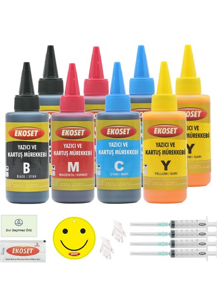 hp uyumlu Mürekkep 4 Renk 4x200ml