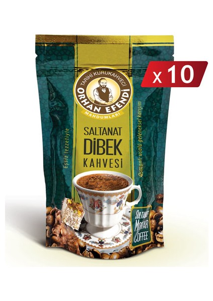 Saltanat Dibek Kahvesi 200 gr x 10 Adet