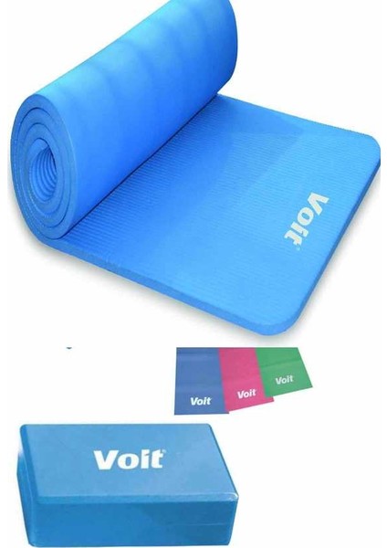 Pilates Seti - 3'lü Set - Mavi