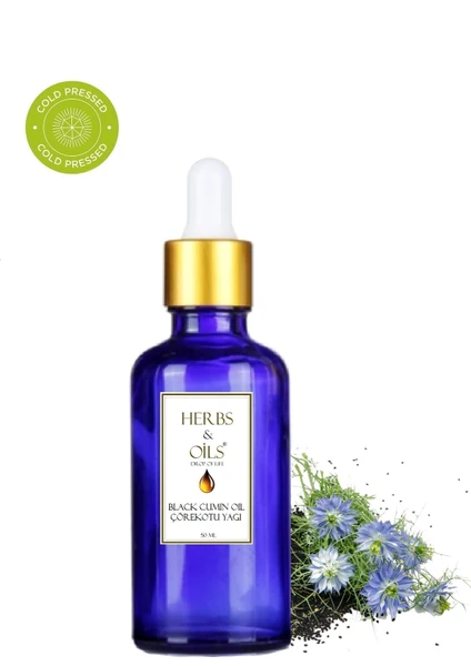 Herbs & Oils Black Cumin Oil Çörek Otu Yağı 50 ml