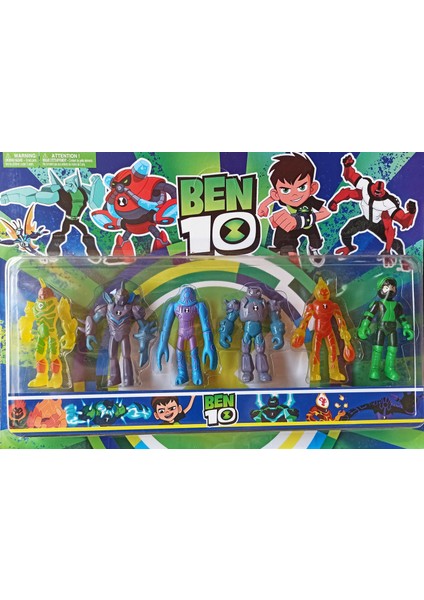 Ben 10 Figür Seti 6'lı