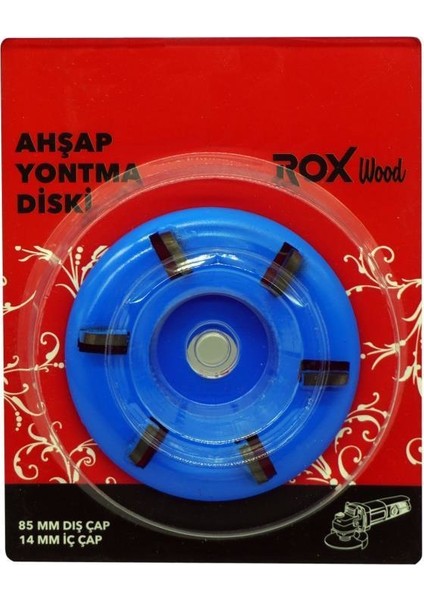 Rox Wood 0027 Ahşap Yontma Diski 85 mm