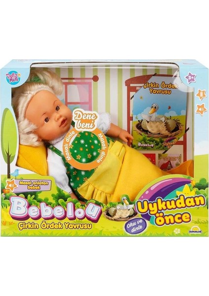 Sunman Bebelou Uykudan Önce Bebeği Masal Anlatan Çirkin Ördek Yavrusu 40 cm