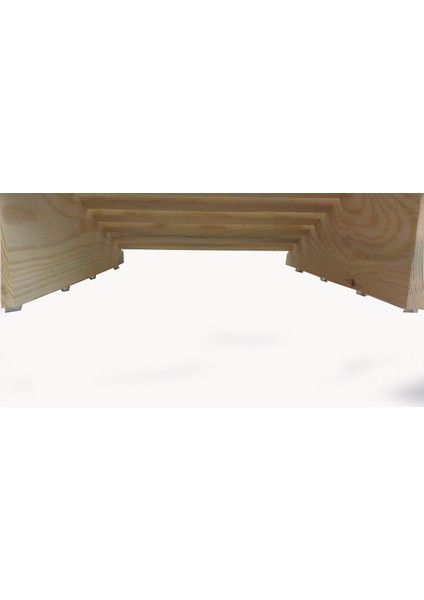 Az Aralıklı Ince Tabanlı Çıtalı Model Masa Altı Ayak Desteği modelleri