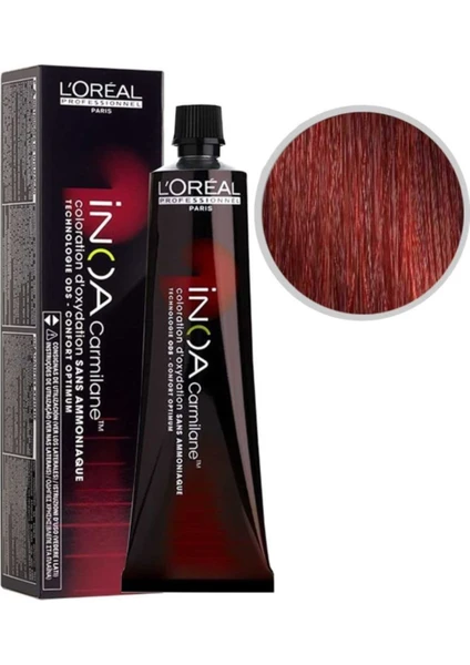 L'oreal Professionnel Inoa Saç Boyası C6.66 Koyu Kumral Yoğun Kızıl 60 ml