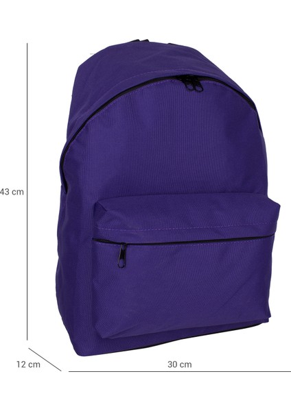 126 Su Geçirmez Kumaş Lila Unisex Günlük ve Okul Sırt Çantası 43x12x30 cm – Şık ve Dayanıklı Tasarım fiyatları
