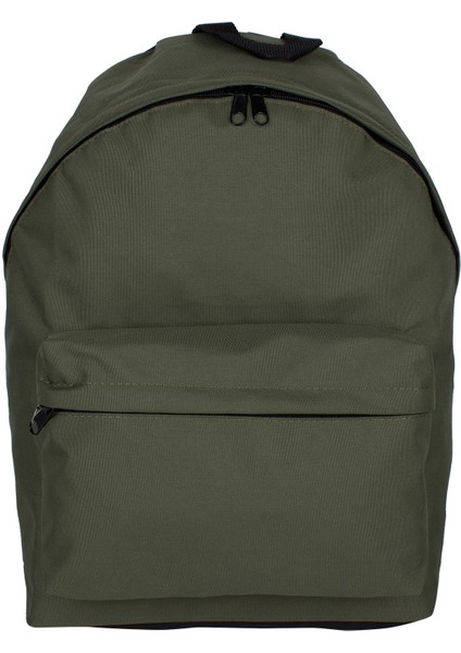 126 Su Geçirmez Kumaş Unisex Günlük ve Okul Sırt Çantası, Ayarlanabilir Askılı, Yeşil, 43x30x12 cm modelleri