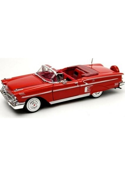 Motormax Diecast 1958 Chevy Impala 1:24 Model Araç - Kırmızı