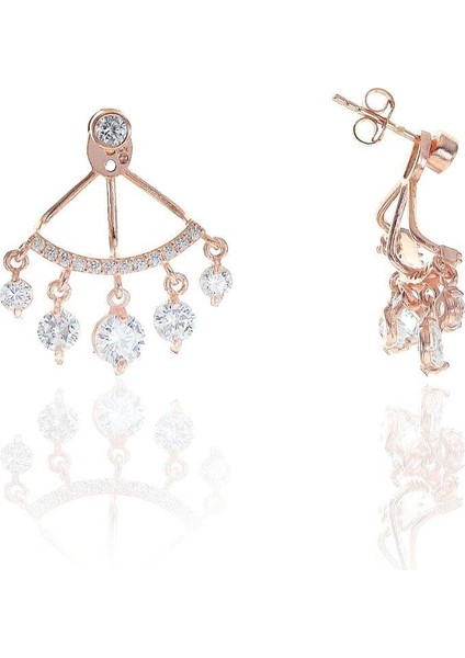 Söğütlü Si̇lver Zirkon Taşlı Küpe