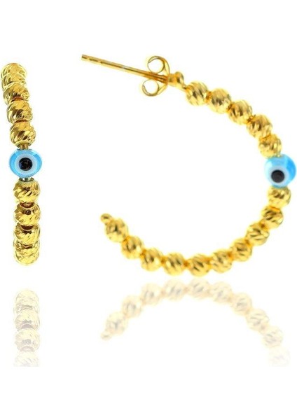 Söğütlü Si̇lver Nazar Boncuklu Dorica Küpe