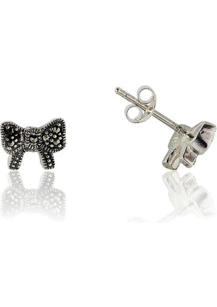 Söğütlü Si̇lver Markazit Taşlı Minil Fiyonk Küpe