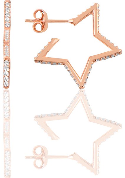 Söğütlü Si̇lver Gümüş Star Küpe