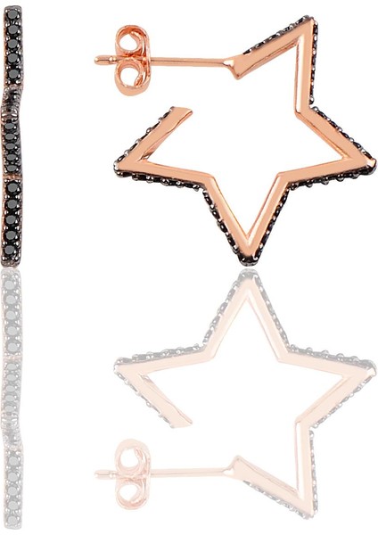 Söğütlü Si̇lver Gümüş Star Küpe