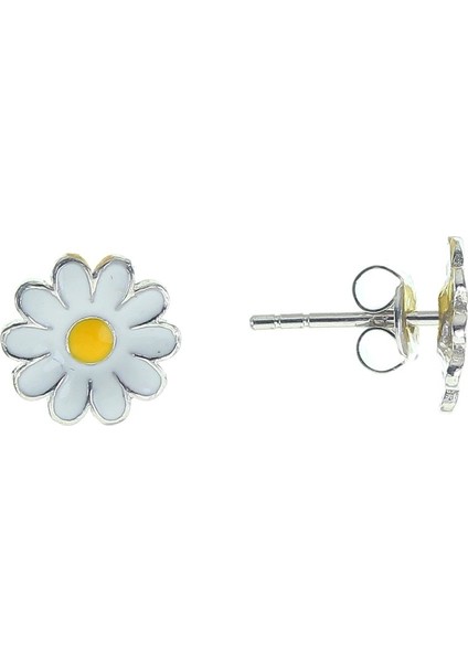 Söğütlü Si̇lver Gümüş Mini Papatya Küpe