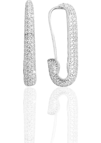 Söğütlü Si̇lver Gümüş Firkete Çengel Küpe