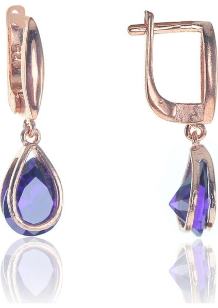 Söğütlü Si̇lver Geometrik Damla Küpe