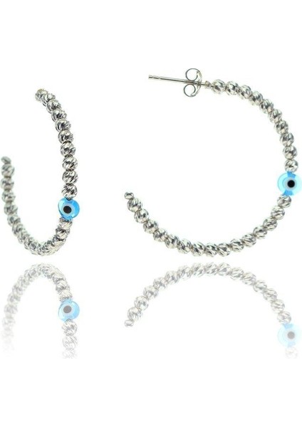 Söğütlü Si̇lver Büyük Boy Halka Dorica Küpe