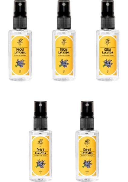 Lavanda Kolonya Sprey 5 Adet 50 ml