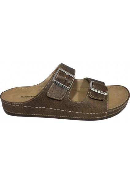 9964-6 Comfort Rahat Taban Ayarlanabilir Tokalı Erkek Günlük Terlik modelleri