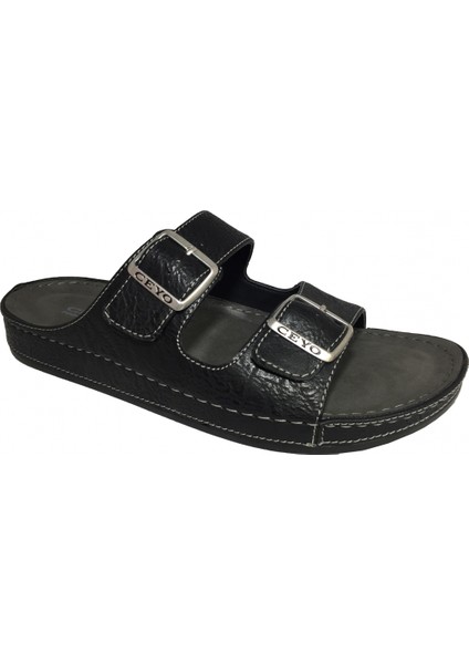 9964-6 Comfort Rahat Taban Ayarlanabilir Tokalı Erkek Günlük Terlik