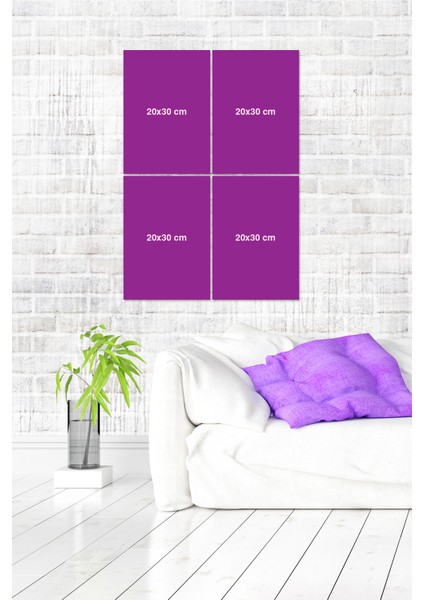 Altın Rengi Çerçeve Görünümlü 4 Parça Mdf Tablo Seti fiyatları