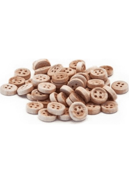 1,2 cm 60'lı Natural Düğme -HS006 fiyatları