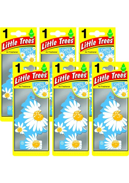 Little Trees Daisy Chain Papatya Aromalı Oto Kokusu 6 Adet