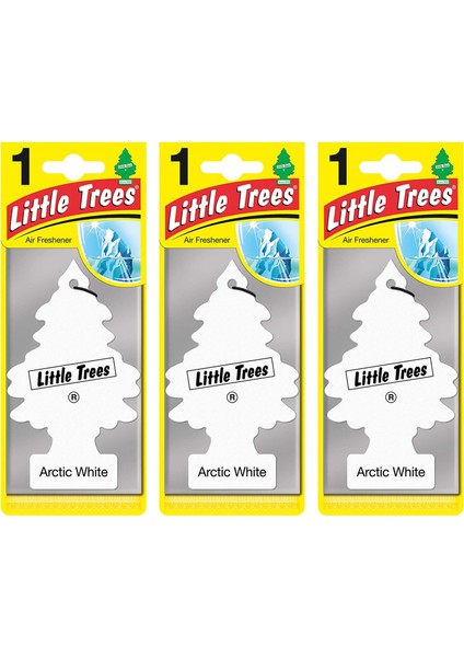 Arctic White Ferahlığı Aromalı Oto Kokusu 3 Adet