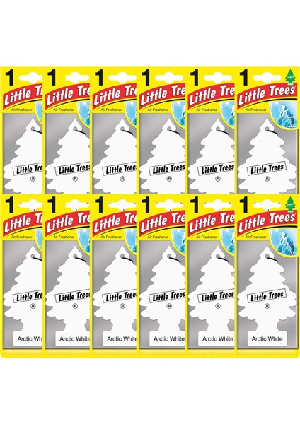 Little Trees Arctic White Ferahlığı Aromalı Oto Kokusu 12 Adet